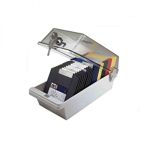 Boite de rangement pour disquettes vintage, marque Boeder - Accessoires informatique